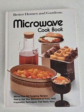 Better Homes and Gardens Cook Book Vtg Microwave